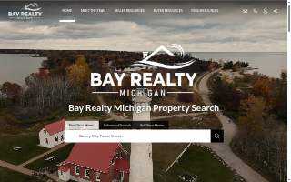 Bay Realty Michigan website