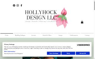 Hollyhock Design LLC website
