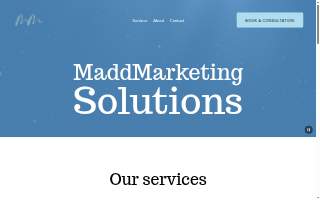 MaddMarketing Solutions website