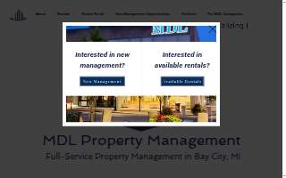 MDL Property Management website