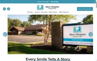 New Chapter Dentistry website
