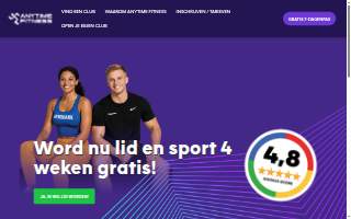 Anytime Fitness of Berkley website