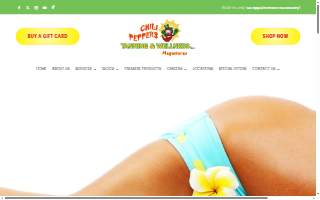 Chili Pepper's Tanning & Wellness website