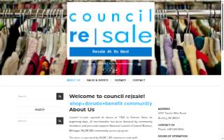 Council Resale website