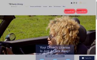 Family Driving School website