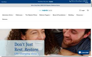 Majestic Beds of Berkley website