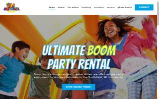 Ultimate Boom Party Rental LLC of Berkley website