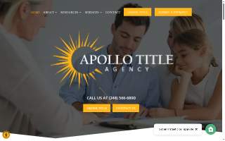 Apollo Title Agency of Beverly Hills website
