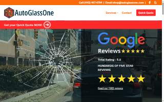 Auto One Glass & Accessories of Beverly Hills website