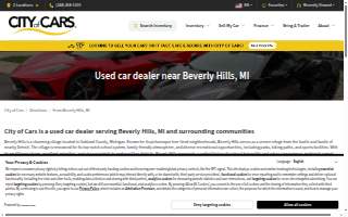 City of Cars website