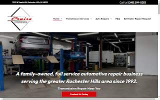 Cruise Transmission and Auto Repair website
