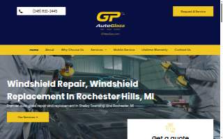 GP Auto Glass of Beverly Hills website