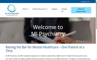 MI Psychiatry of Beverly Hills website