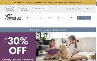 Riemer Floors of Beverly Hills website