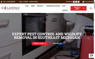 Solidified Pest Control of Beverly Hills website