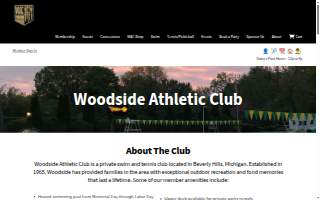 Woodside Athletic Club website