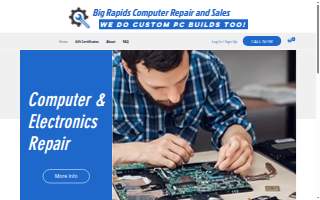 Big Rapids Computer Repair and Sales website