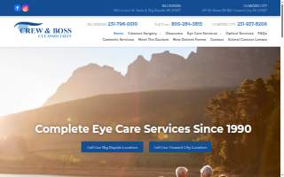 Crew & Boss Eye Associates website