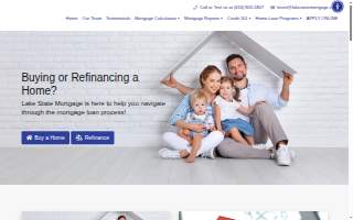 Lake State Mortgage of Big Rapids website
