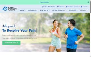 Aligned House of Orthodontics website