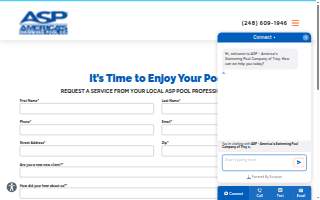 ASP - America's Swimming Pool Company of Troy website