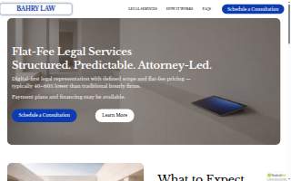 Bahry Law, PLLC website