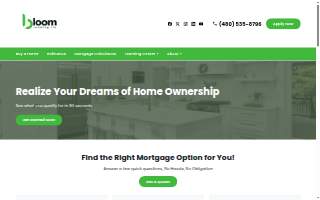 Bloom Lending website
