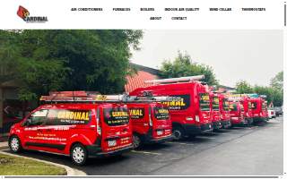 Cardinal Heating and Cooling website