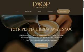 Daycap Coffee website