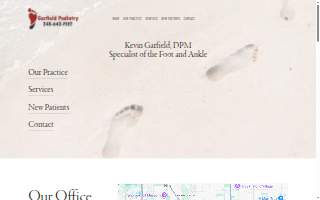 Garfield Podiatry website