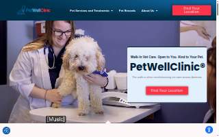 PetWellClinic - Royal Oak website