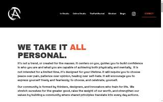 Art Of Fitness website