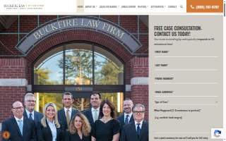Buckfire Law - Injury & Accident Attorneys of Burton website