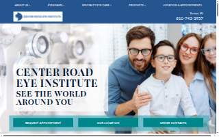 Center Road Eye Institute website