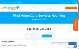 ComForCare Home Care (Flint, MI) website