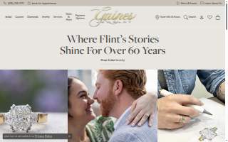 Gaines Jewelry website