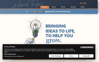 Hard Row Design & Marketing website