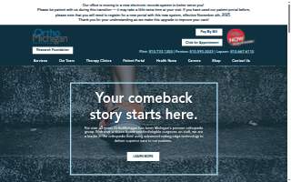 OrthoMichigan website