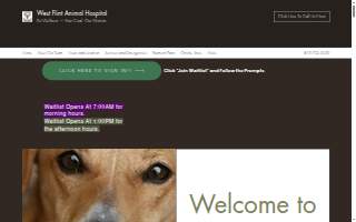 West Flint Animal Hospital website