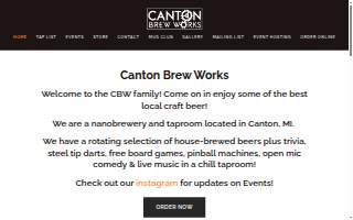 Canton Brew Works website