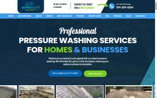 Exterior Wash Pro website