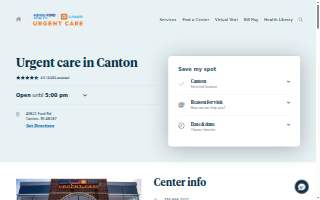 Henry Ford-GoHealth Urgent Care website