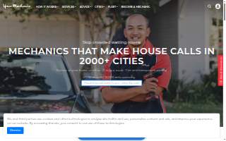Mechanic One Auto Repair website