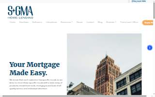 Sigma Home Lending website