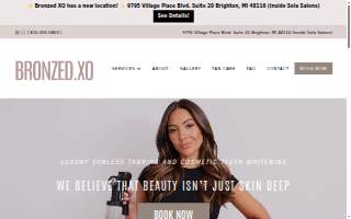 Bronzed XO website