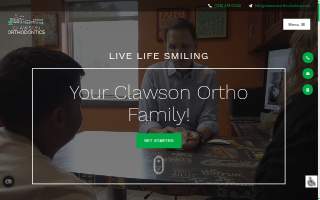Clawson Orthodontics website