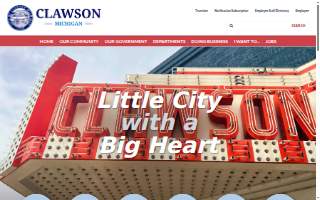 Clawson Senior Center website