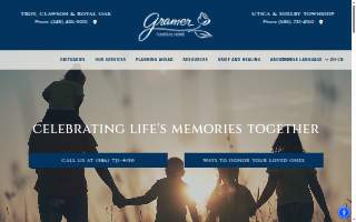 Gramer Funeral Home of Clawson website