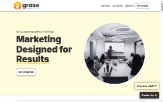 Graze Marketing website