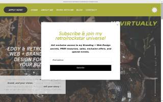 KP Virtually Web + Branding Design website
